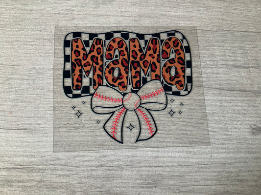 Bow mama cheetah baseball