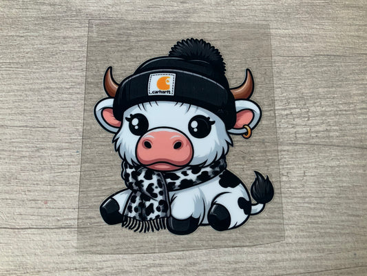 Cow carhartt black and white