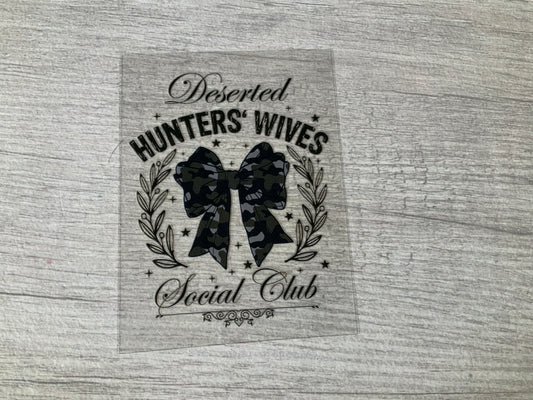 Hunters wife deserted club
