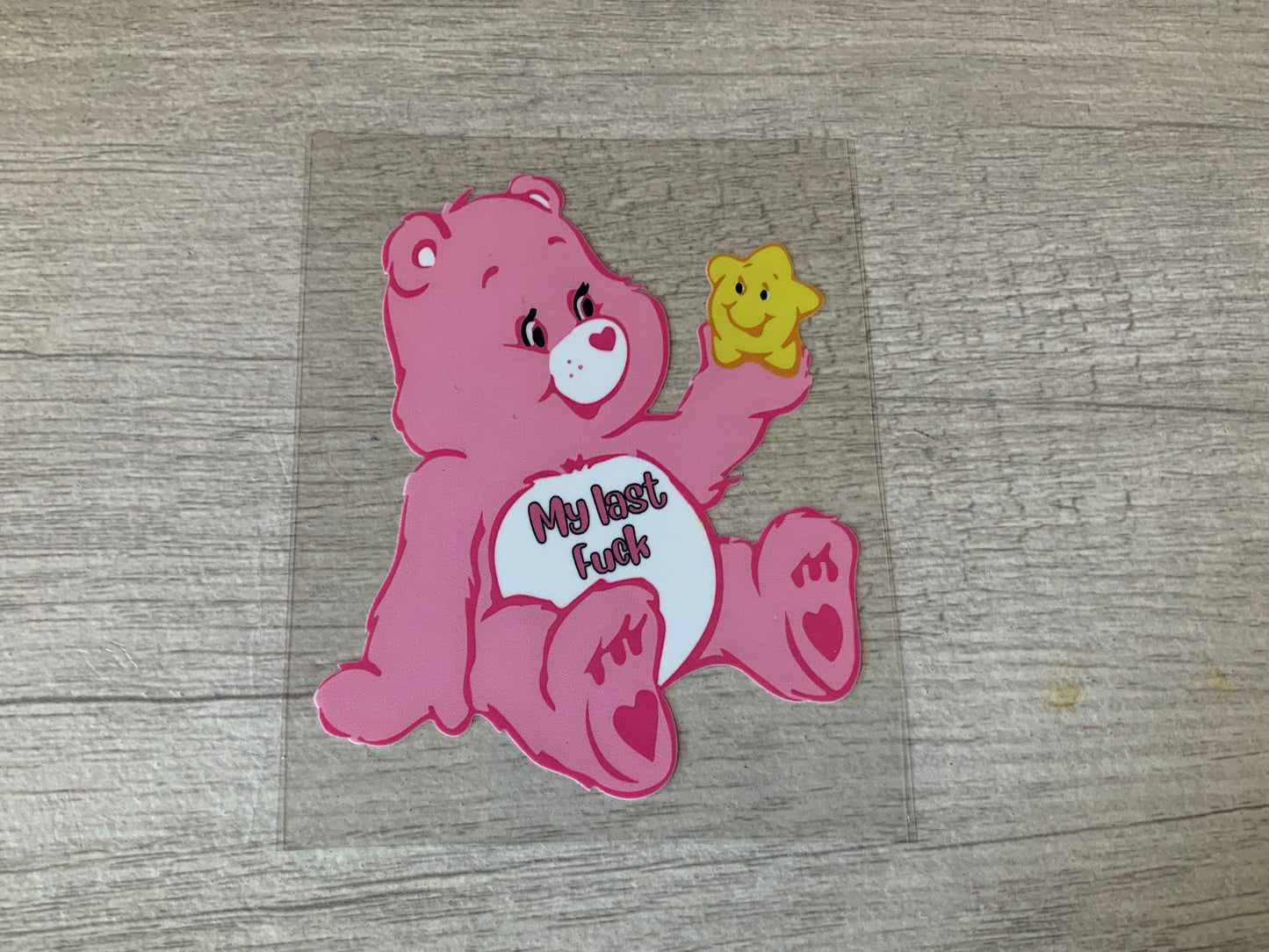 Sassy bear my last f pink