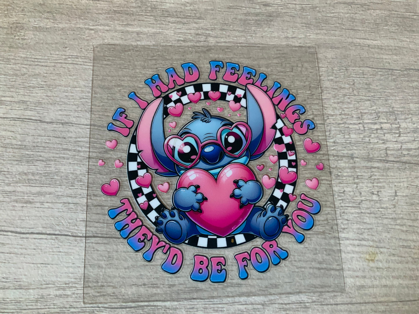 Stitch if I had feelings