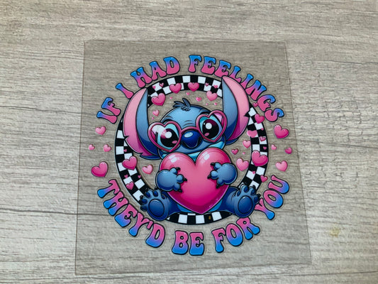 Stitch if I had feelings