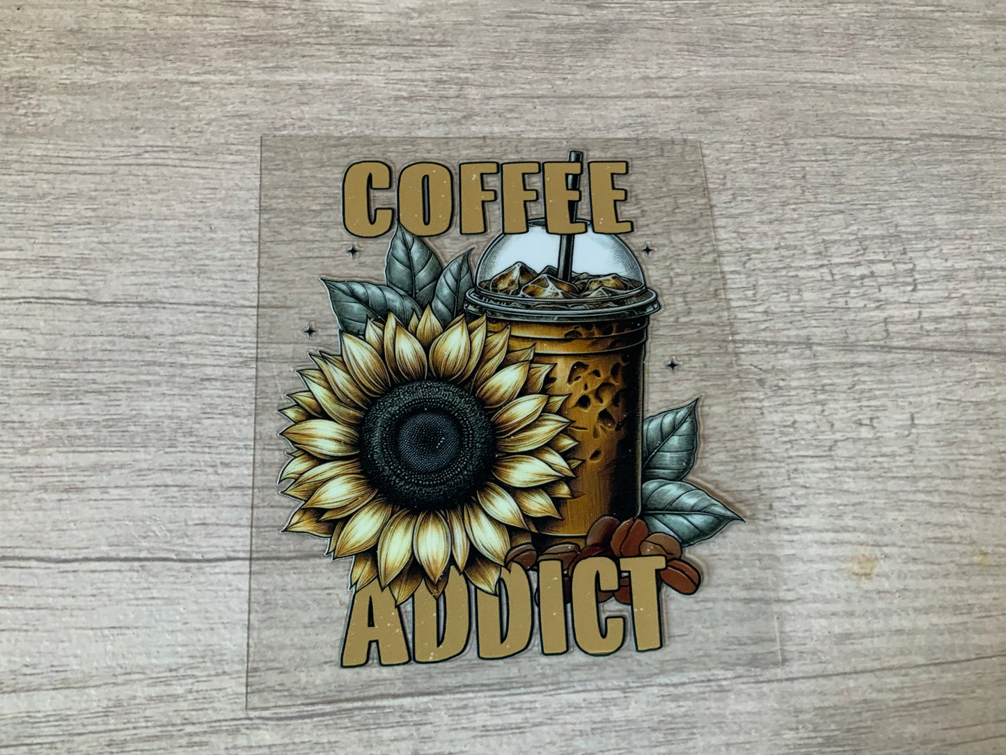 Coffee addict sunflower