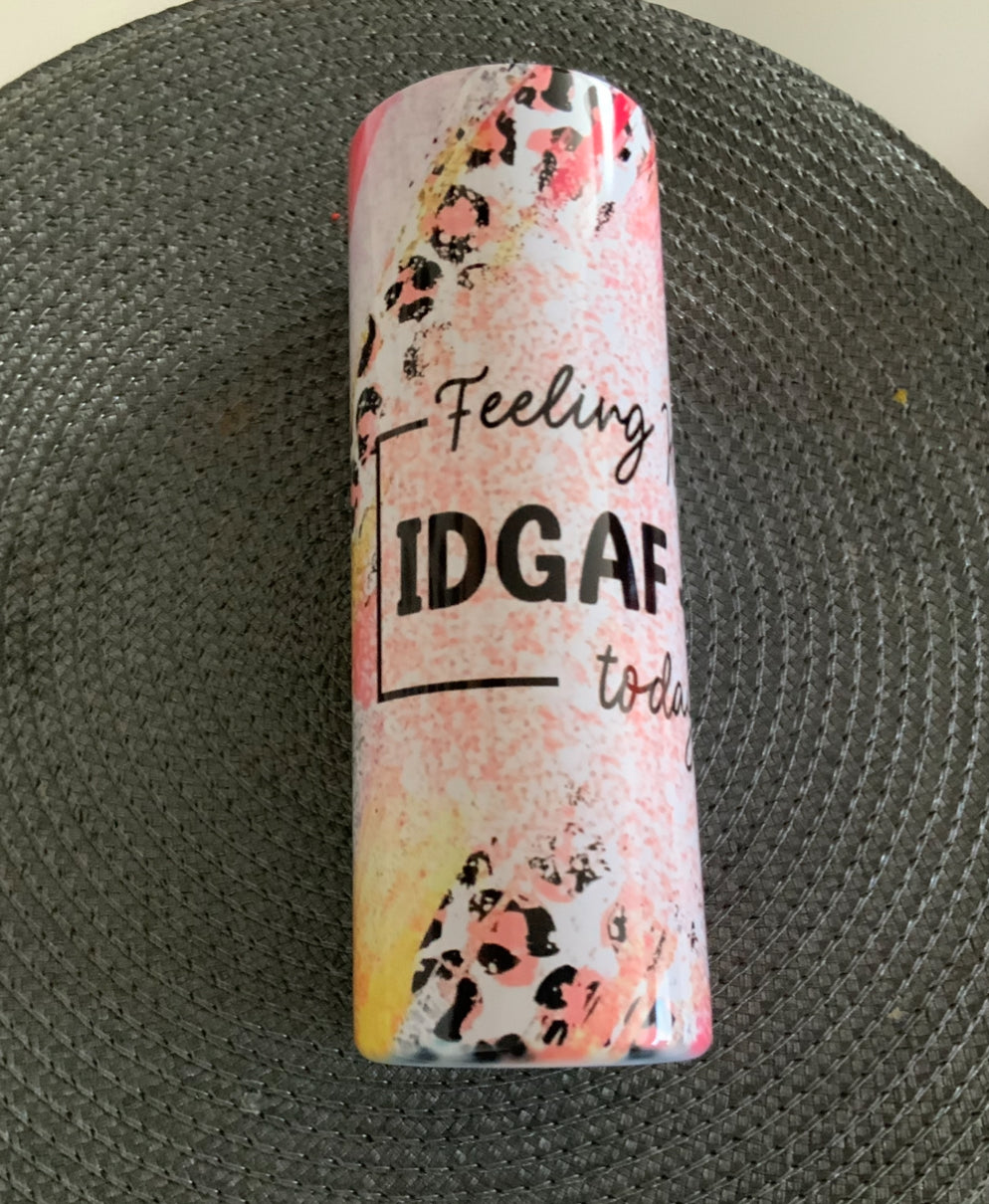 Sassy felling idgaf ish pink cheetah