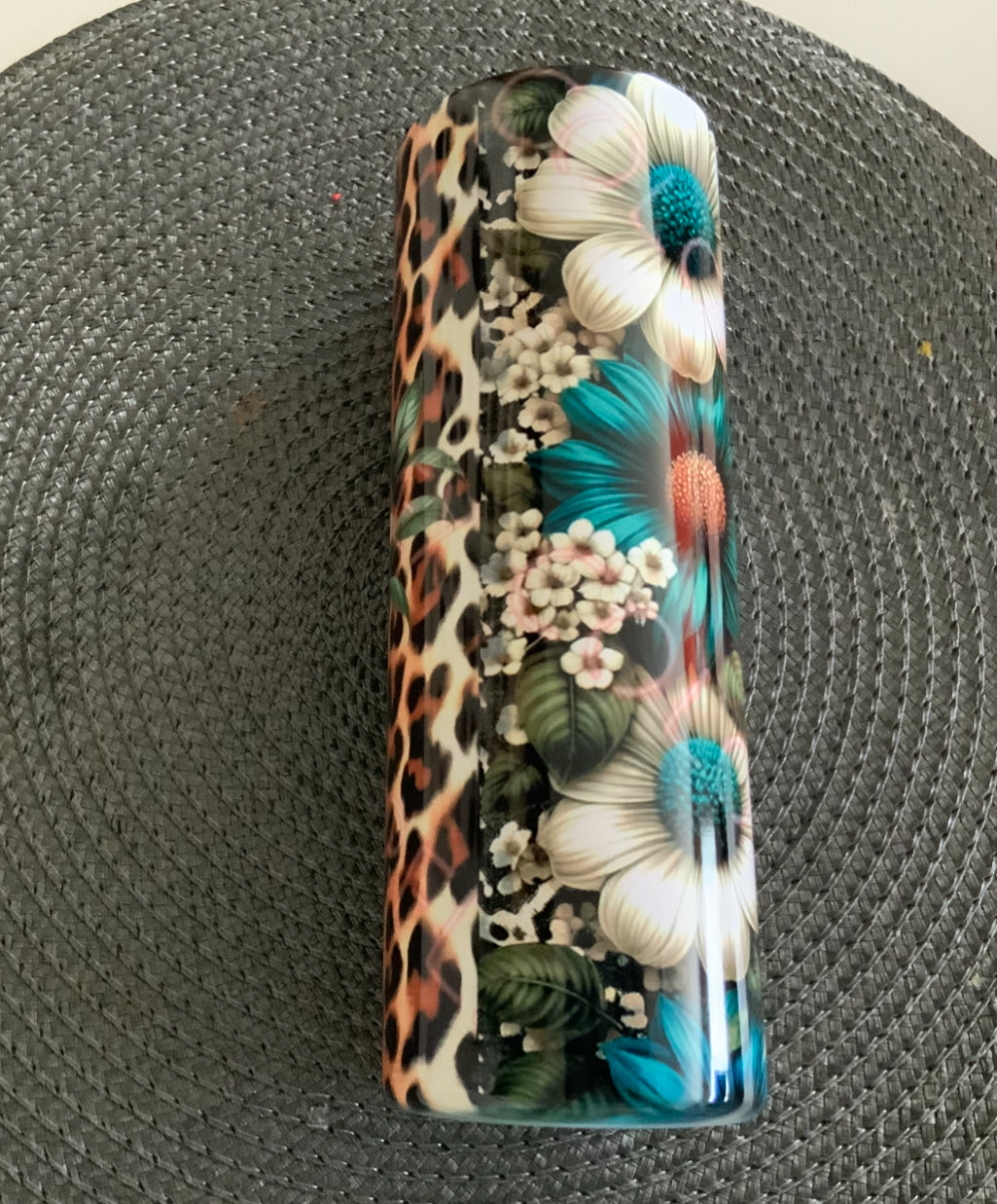 Floral cheetah tuorq