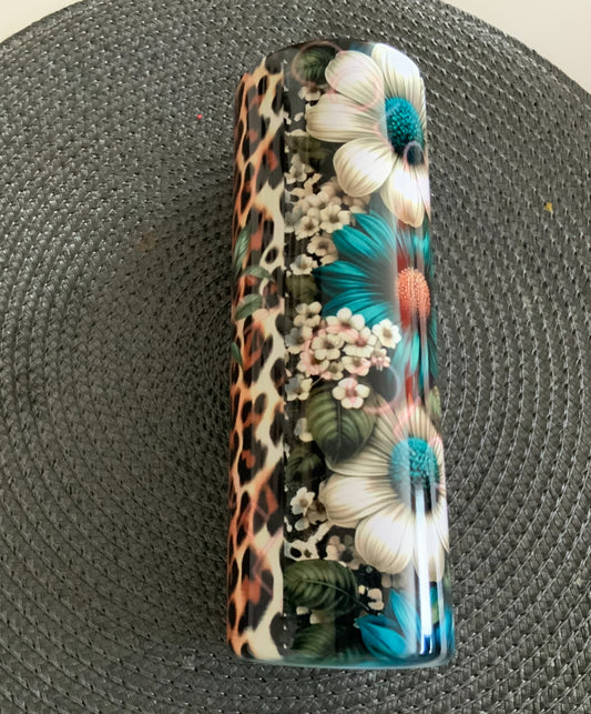 Floral cheetah tuorq