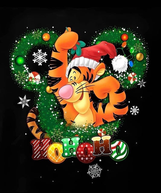 Tiger Christmas Ho Ho