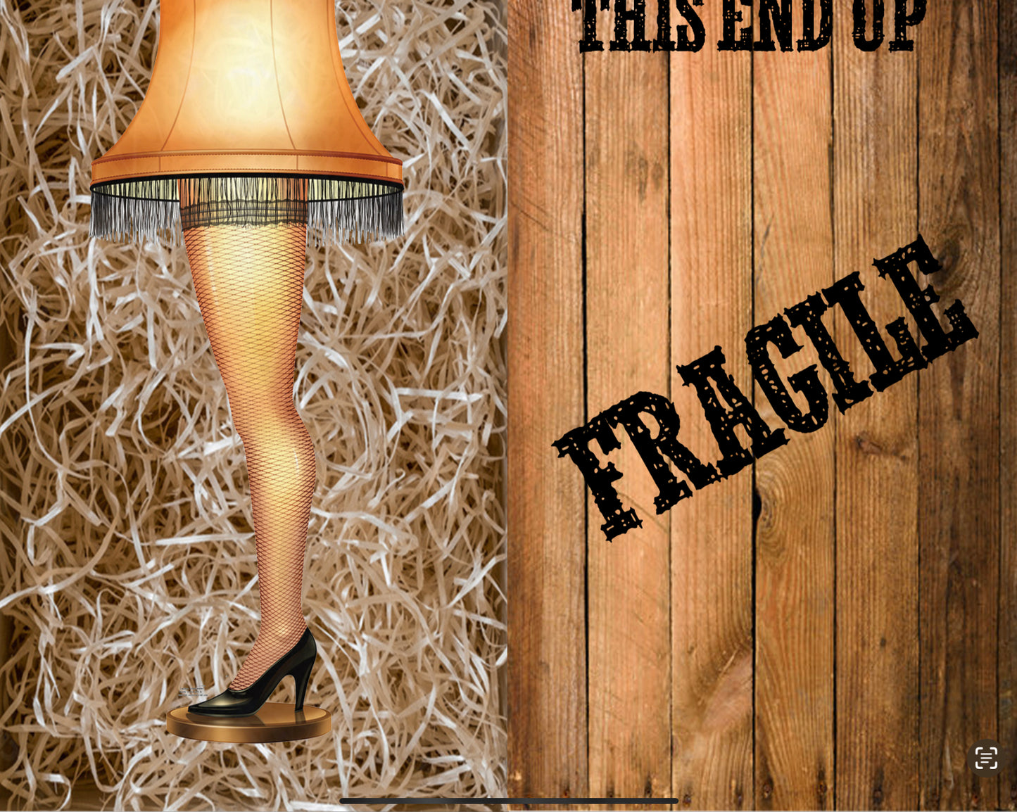 Leg lamp box