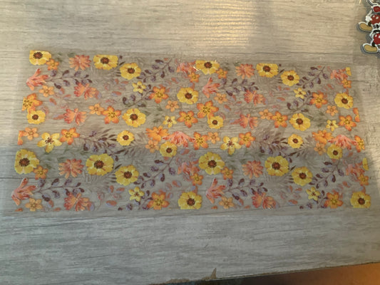 Flowers yellow and orange