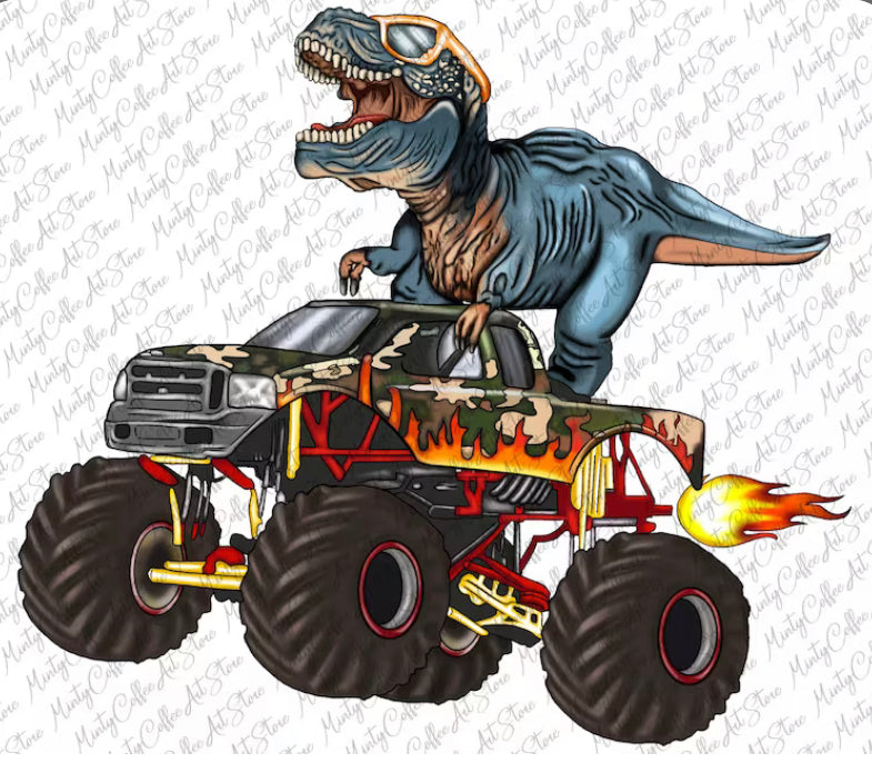 Dino monster truck