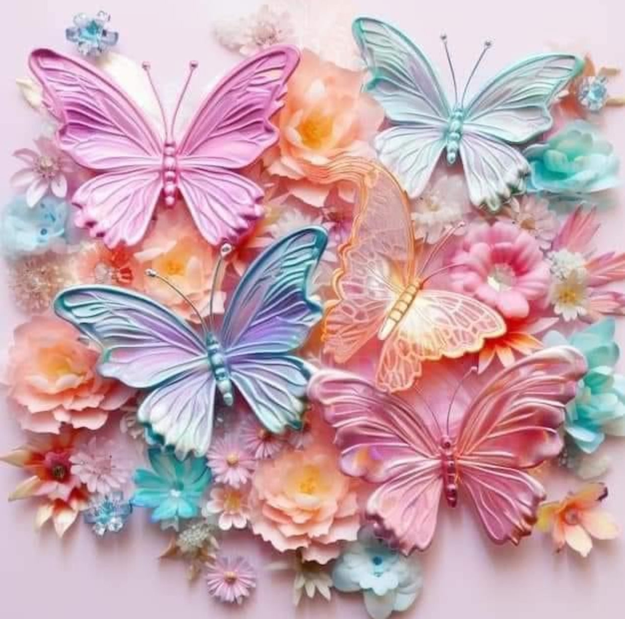 Butterfly’s 3 d colors