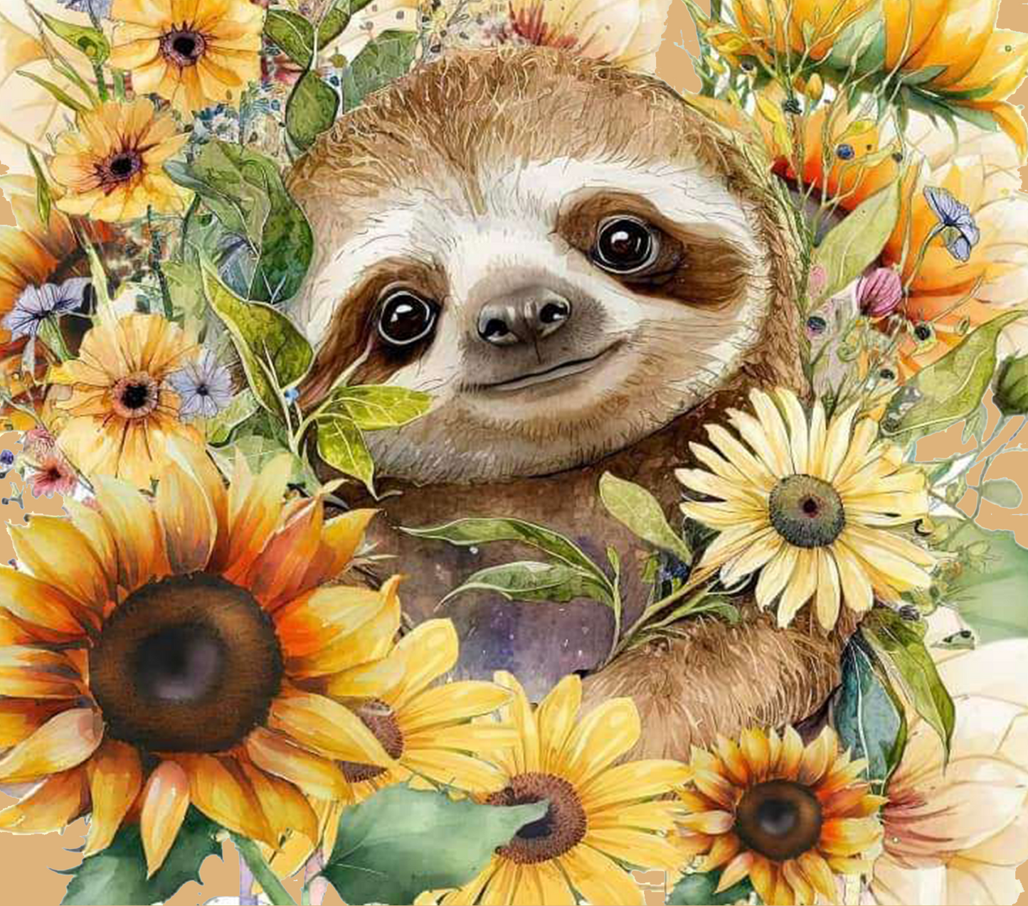 Sloth sunflowers