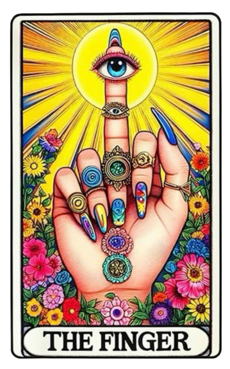 Tarot middle finger