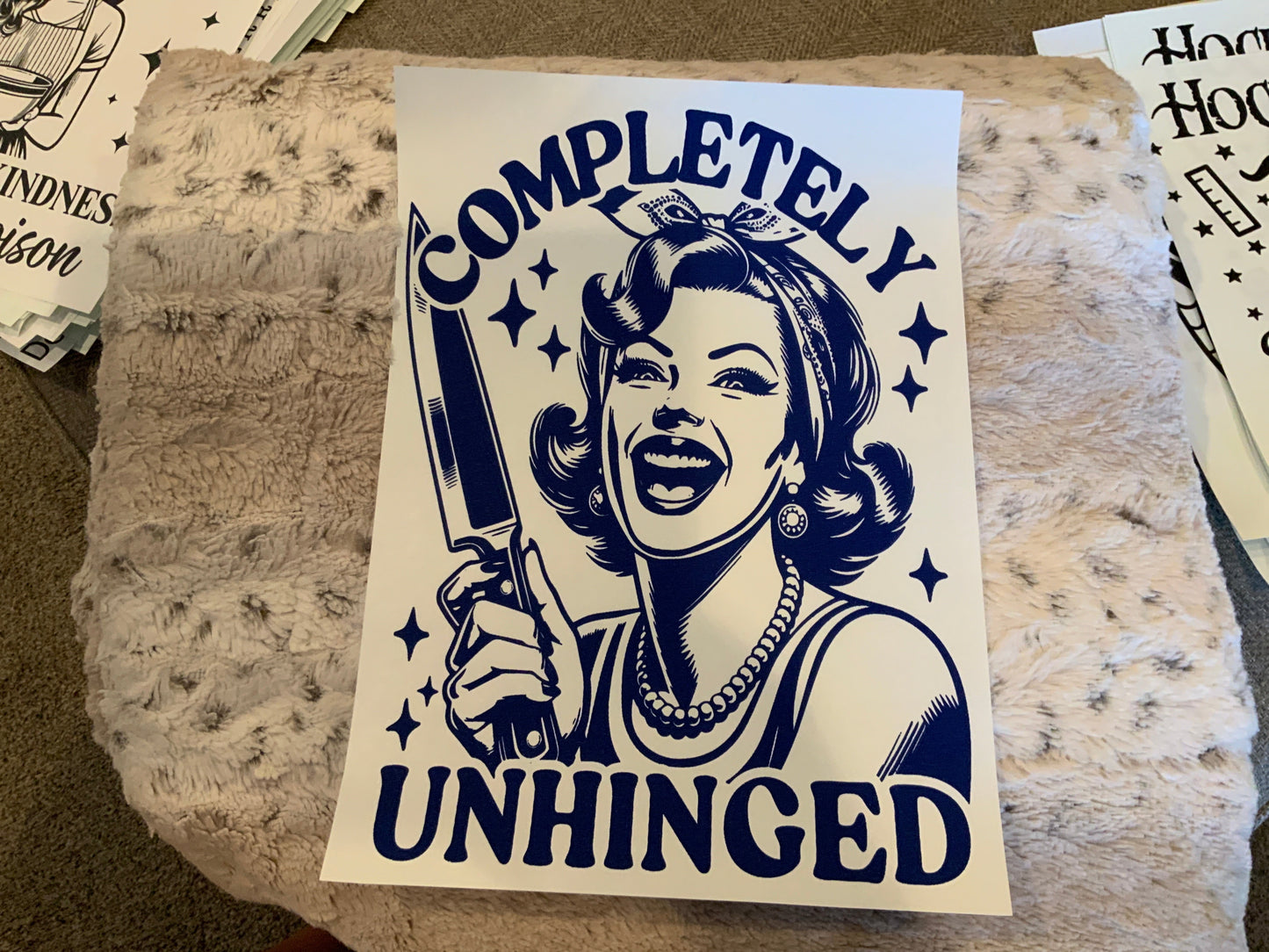 Completely unhinged