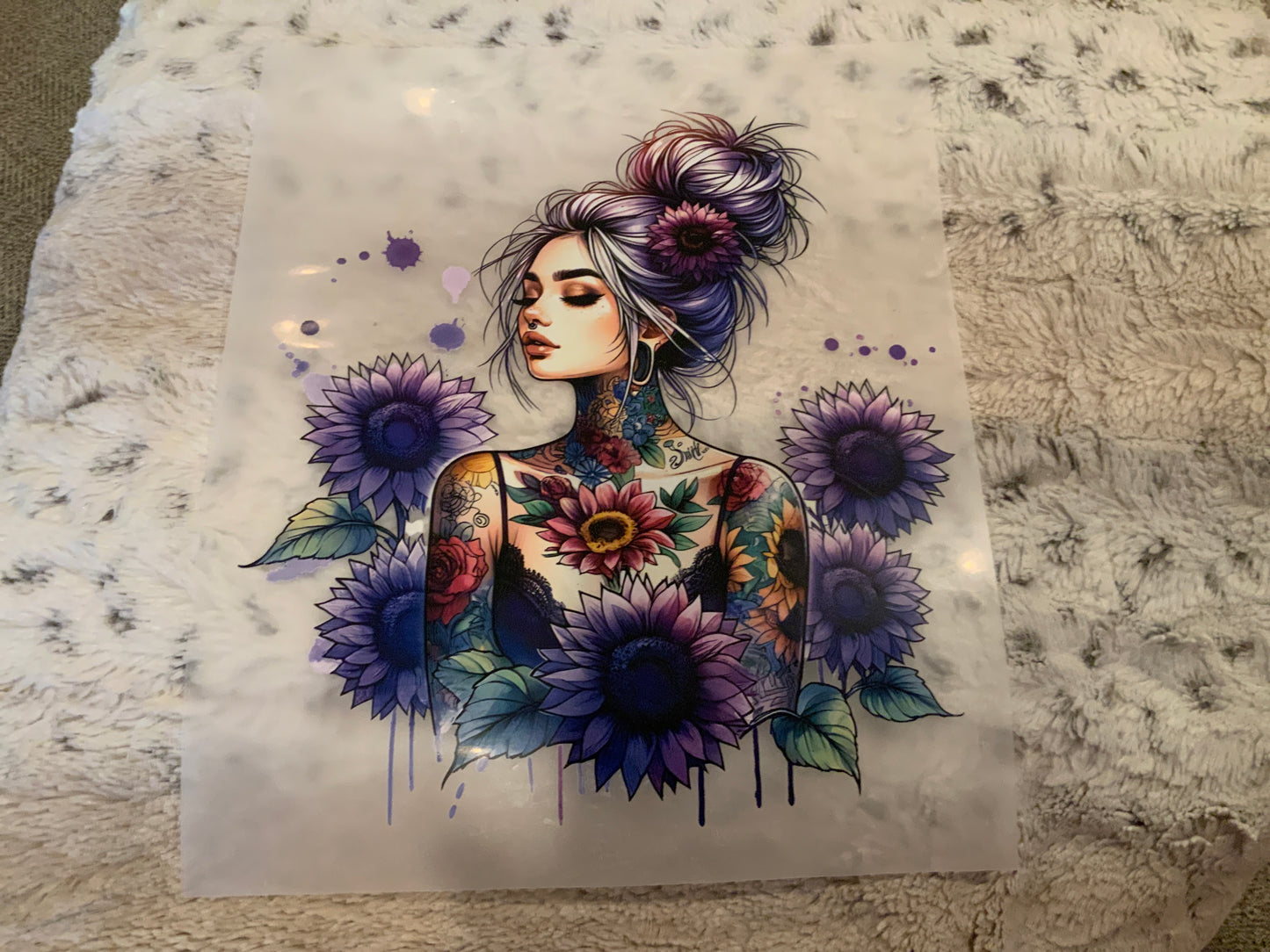 She purple flowers