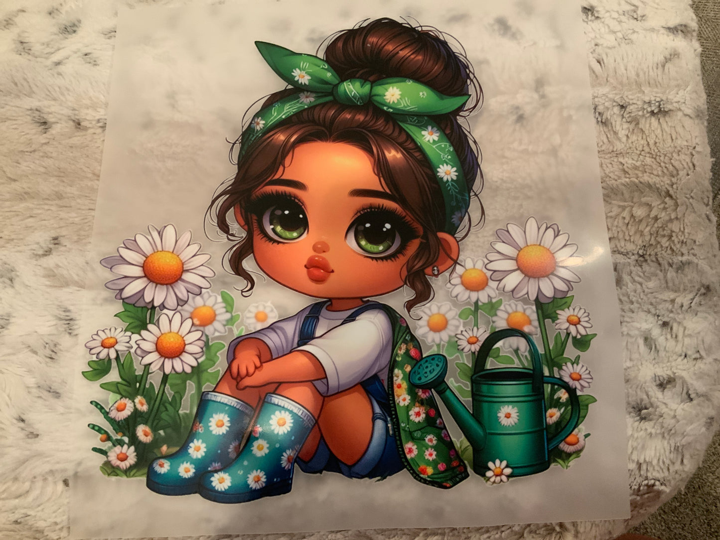 Girl flowers