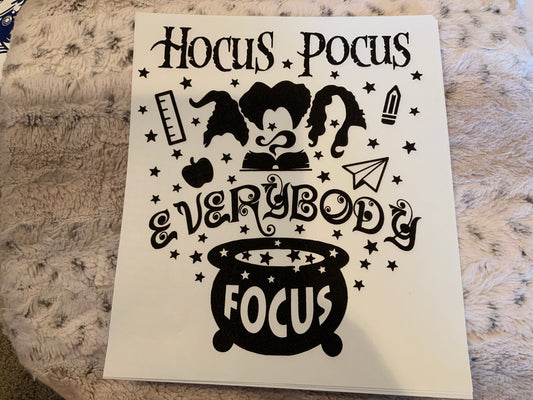 Hocus pocus everybody focus
