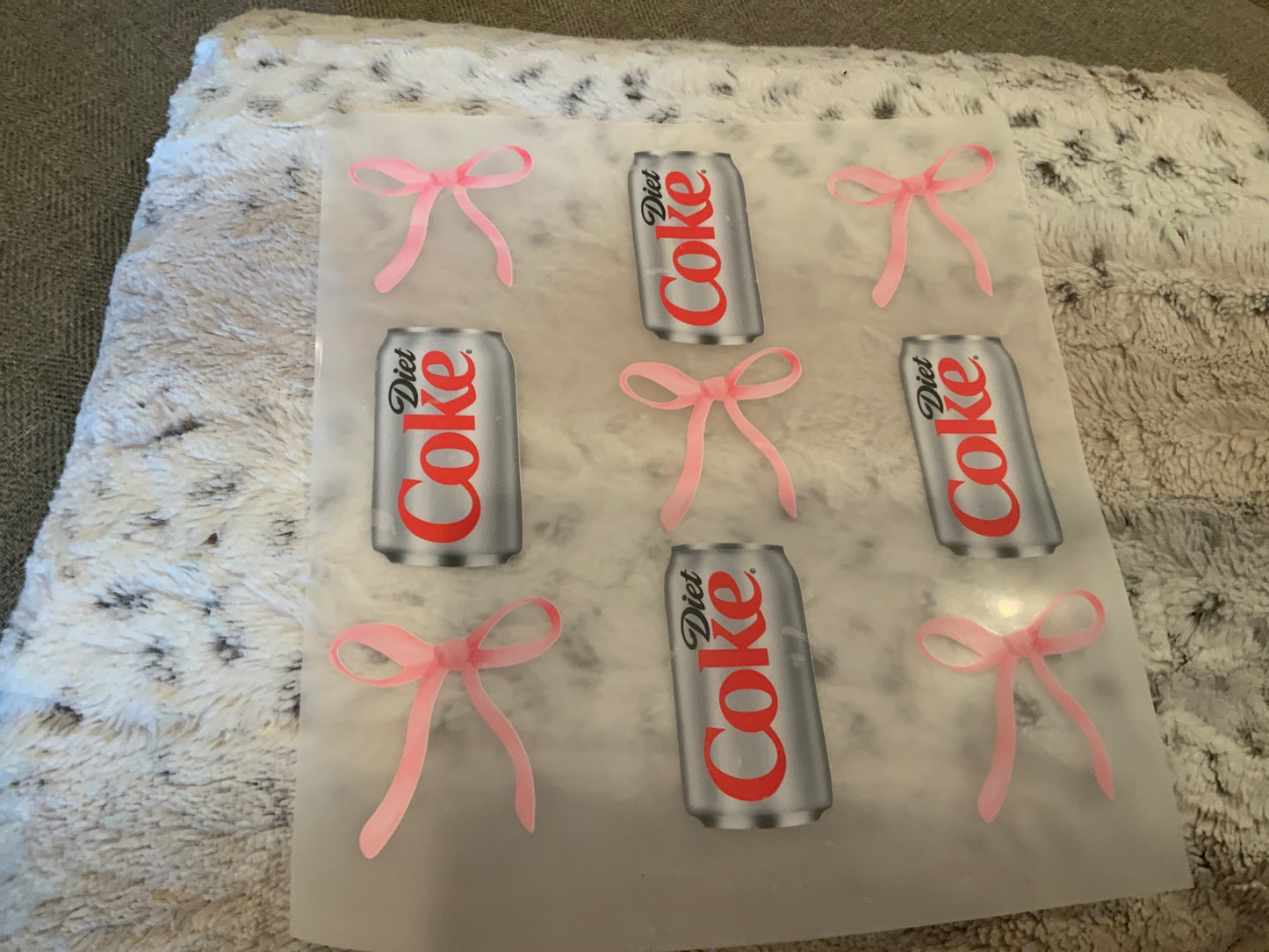 Diet Coke bows