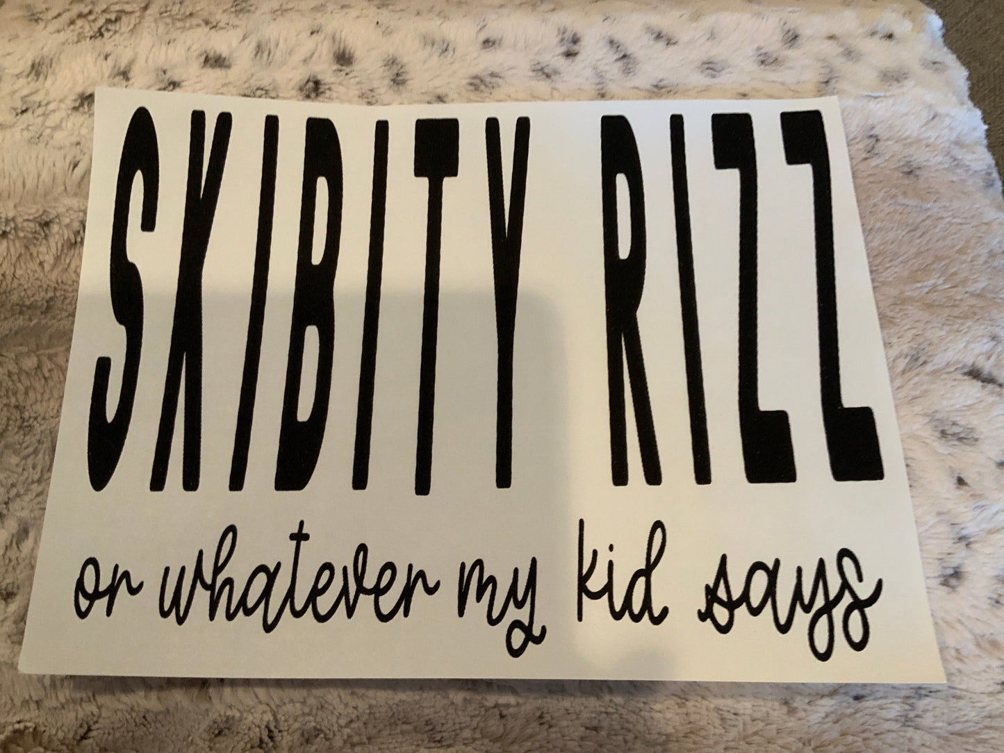 Skibity rizz