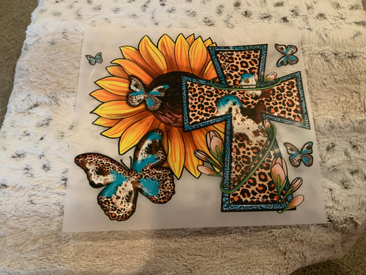 Cross sunflower
