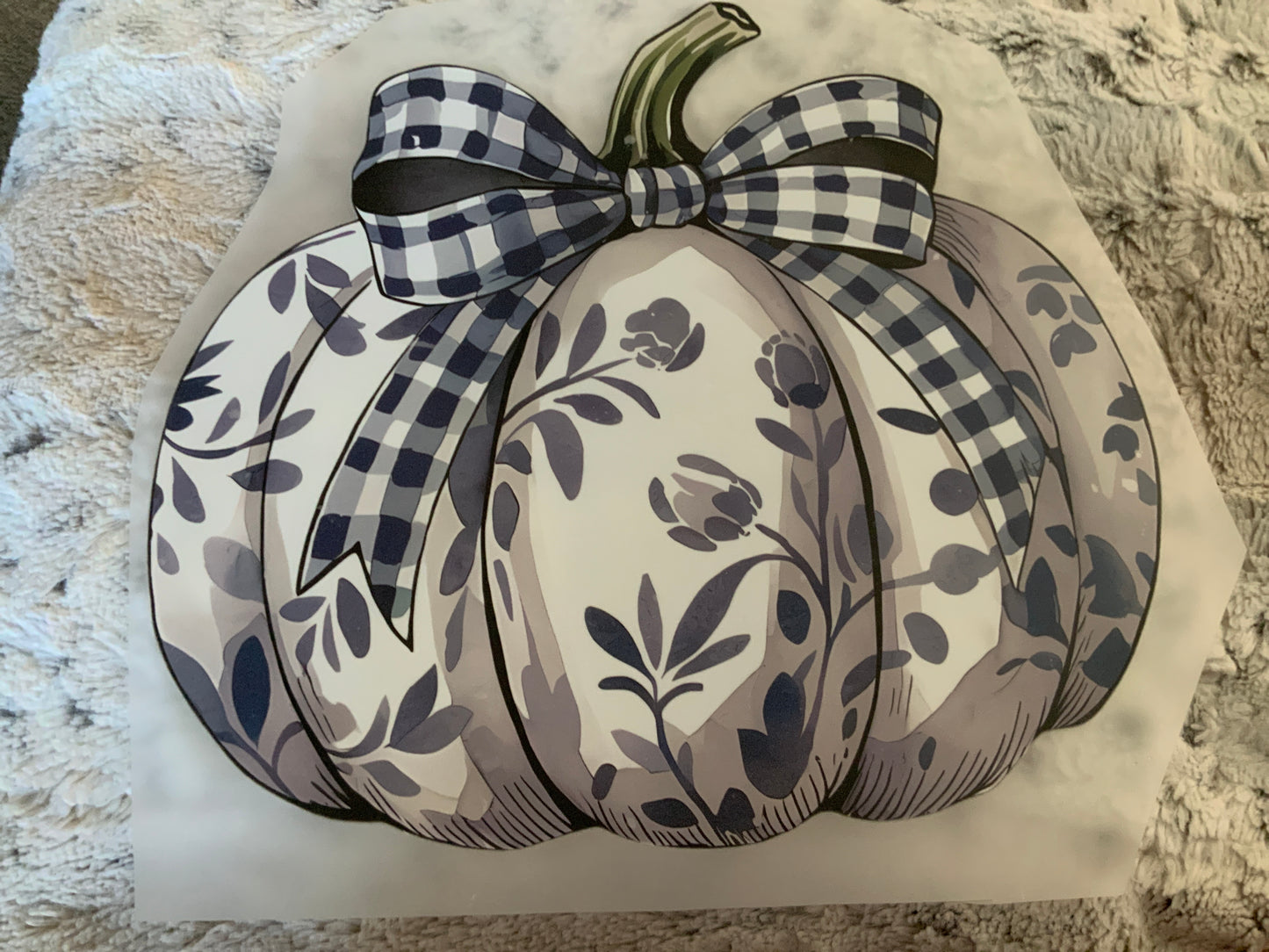 Pumpkin blue croquet